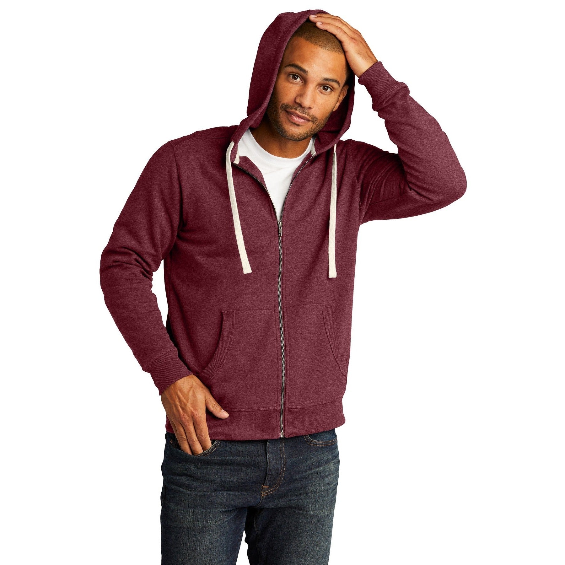 District-District® Re-Fleece™Full-Zip Hoodie DT8102-MedTech-6